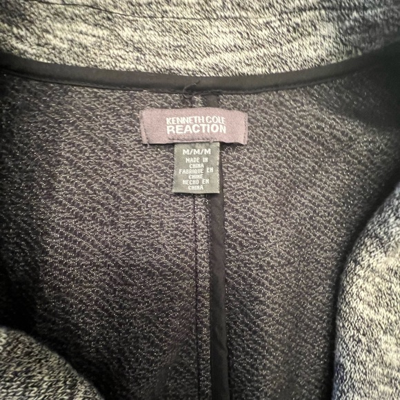 Mens Kenneth Cole Reaction Grey Knit Sport Coat Size Medium - Picture 3 of 4